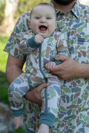 Baby Zip Up - Driftwood Camo