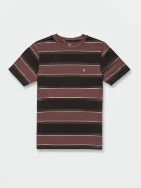 Bandstone Crew Short Sleeve Shirt - Mahogany