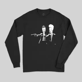 Beavis And Butthead Pulp Fiction Nerd Long Sleeve T-Shirt