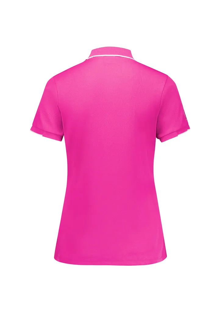 Biz Care Womens Pink Short Sleeve Polo (CST313LS)