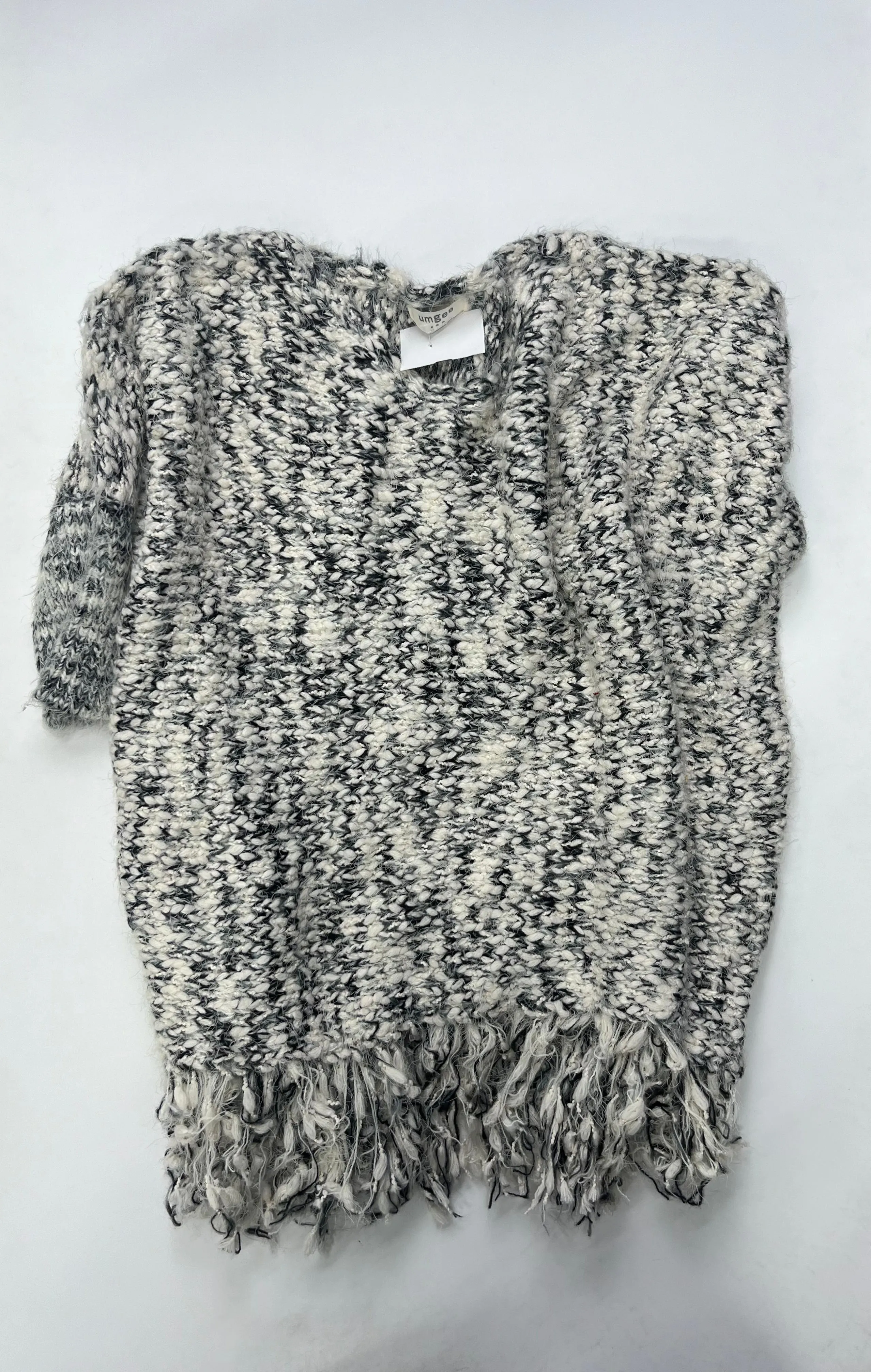 Black White Sweater Lightweight Umgee, Size S