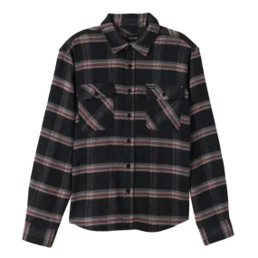 BOWERY STRETCH WR FLANNEL BLACK/CHARCOAL/BARN RED