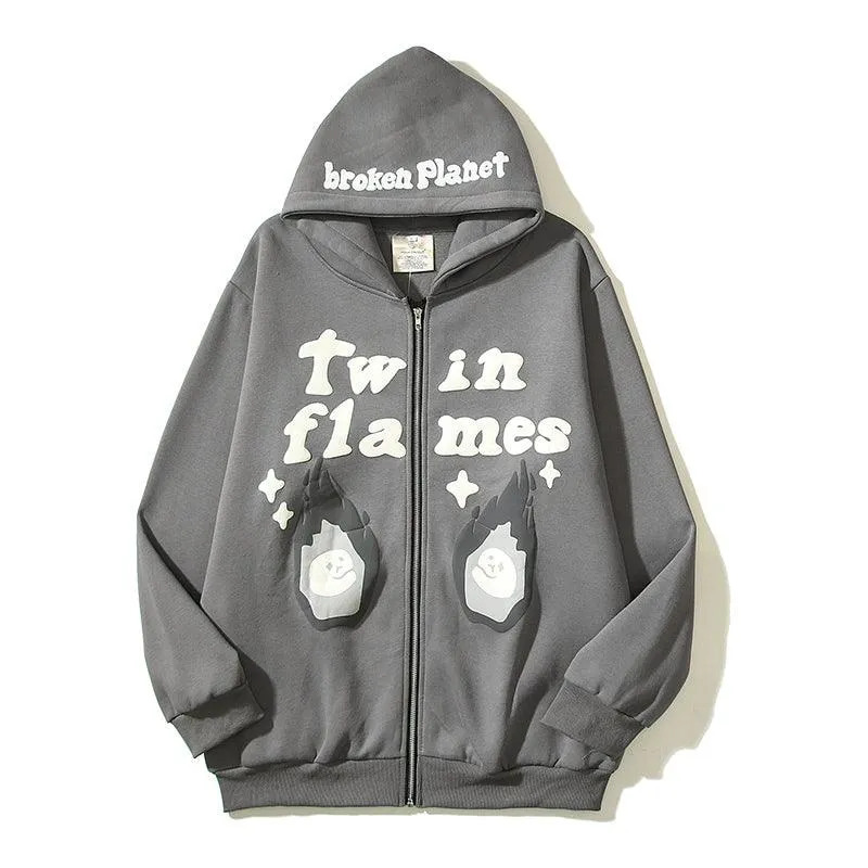 Broken Planet 'Twin Flames' ZIP UP