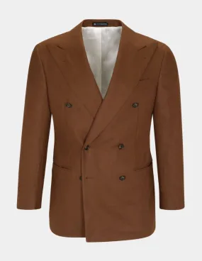 Brown Double Breasted Jacket