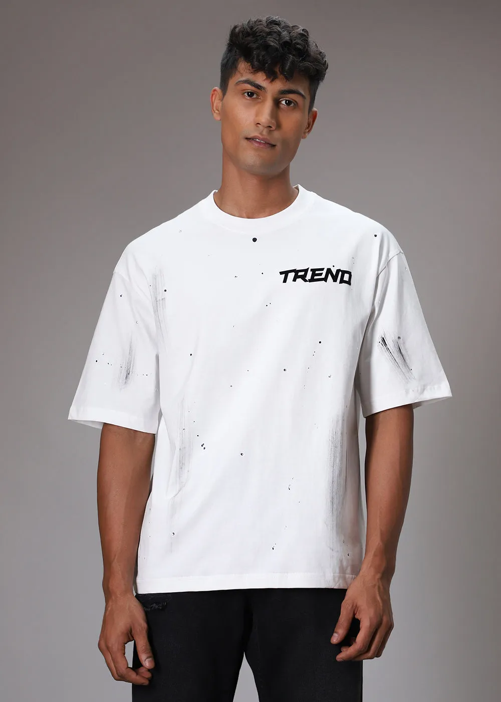 Brushstroke Trend Oversized t-shirt