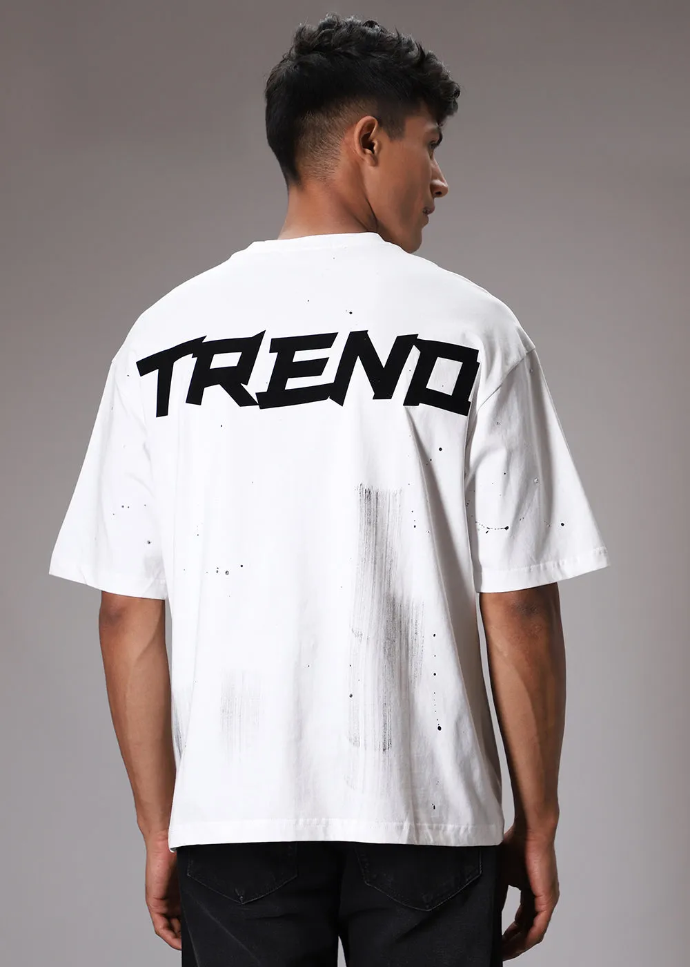 Brushstroke Trend Oversized t-shirt