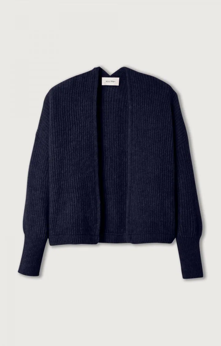 Cardigan East19a Navy-Melang