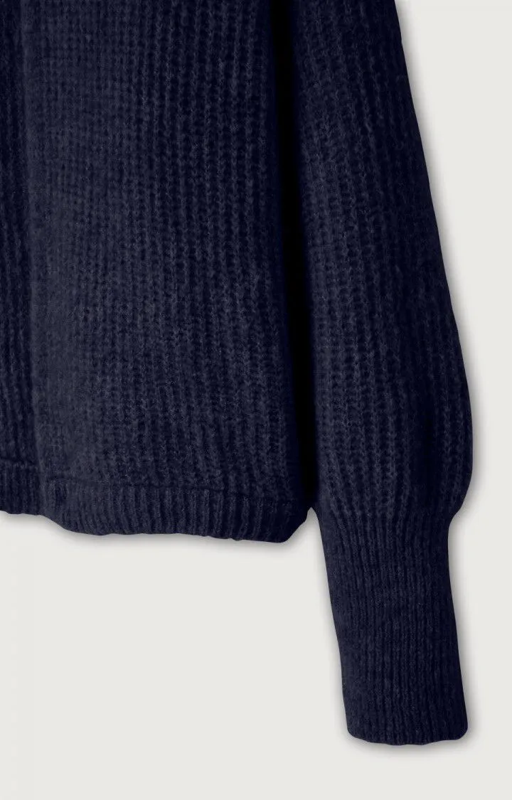 Cardigan East19a Navy-Melang