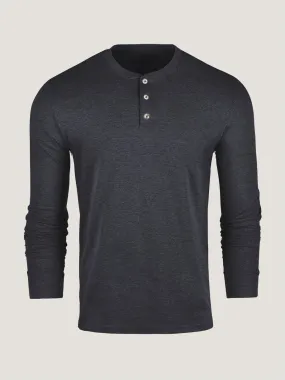 Charcoal Long Sleeve Henley