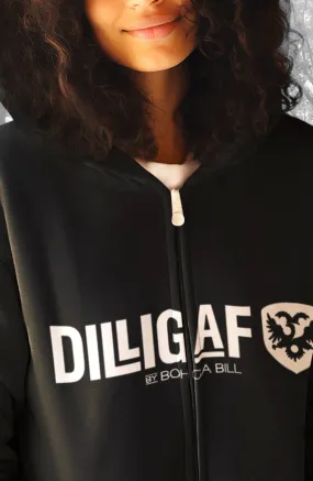 Classic Dilligaf Zip Up Hoody