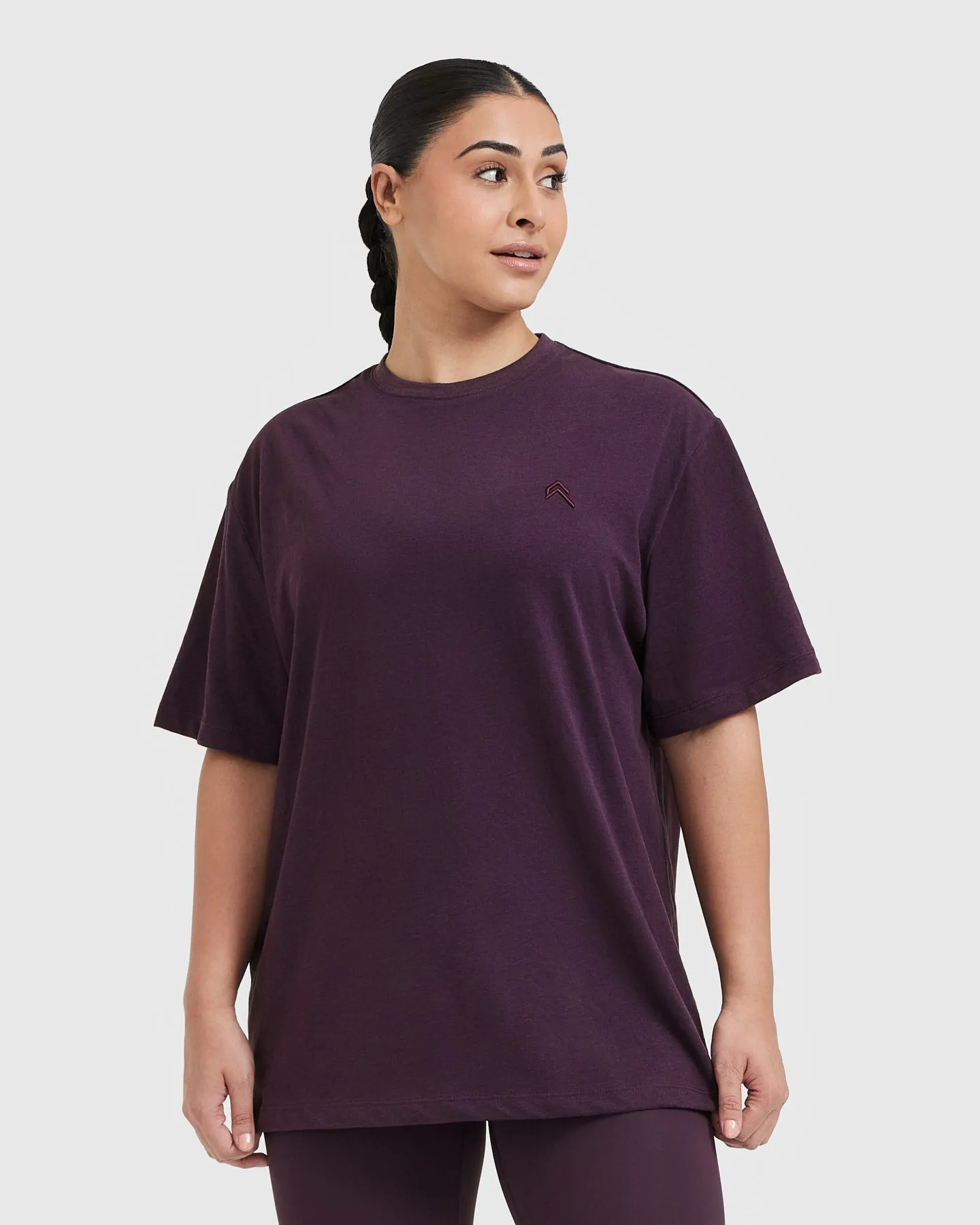 Classic Oversized Lightweight T-Shirt | Blackberry Purple