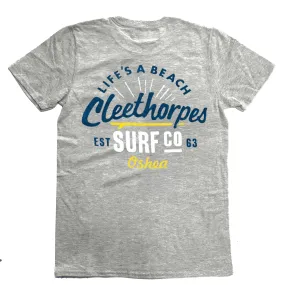 CLEETHORPES GREY LIFE'S A BEACH T-SHIRT