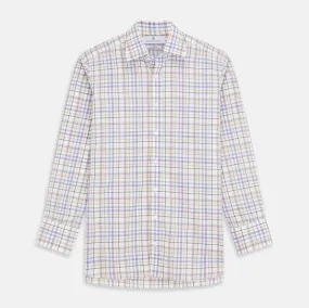 Colourful Garden Multi Check Cotton Regular Fit Mayfair Shirt