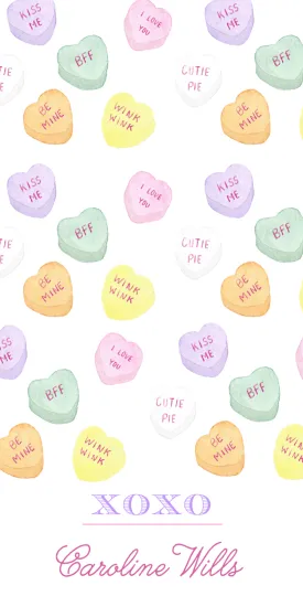 Conversation Hearts XOXO