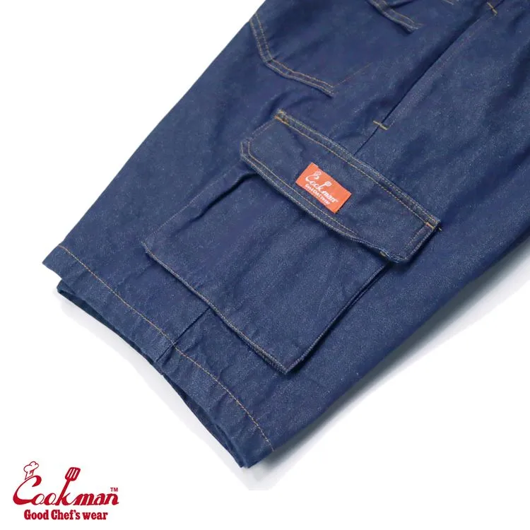 Cookman Chef Short Pants Cargo - Denim : Navy