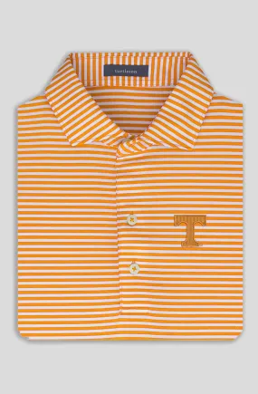 Cooper Stripe Performance Polo - UNIVERSITY OF TENNESSEE