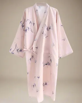 Cotton Japanese Robe with Print