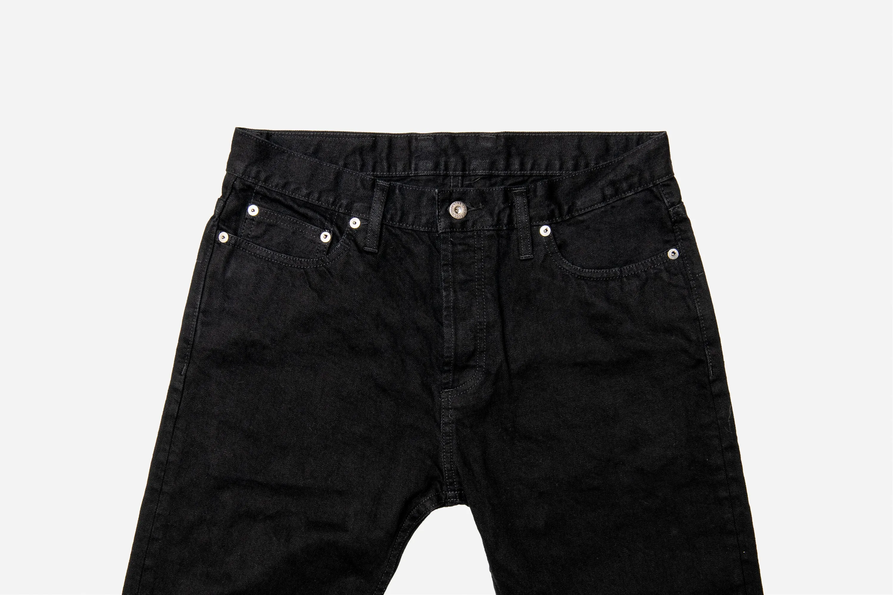 Classic Tapered Lightweight Jeans in Double Black - CT-222x