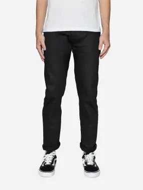 Classic Tapered Lightweight Jeans in Double Black - CT-222x