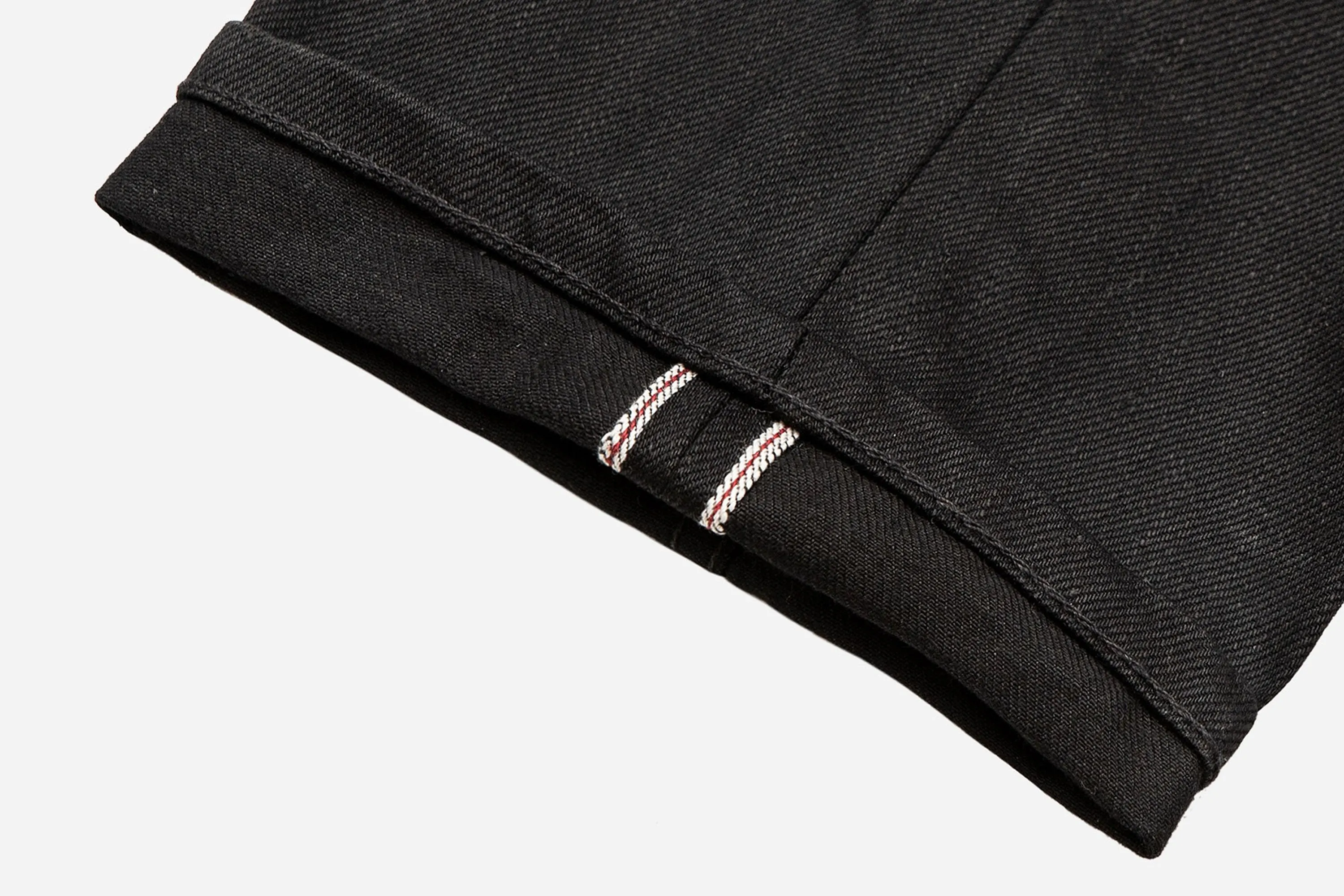 Classic Tapered Lightweight Jeans in Double Black - CT-222x