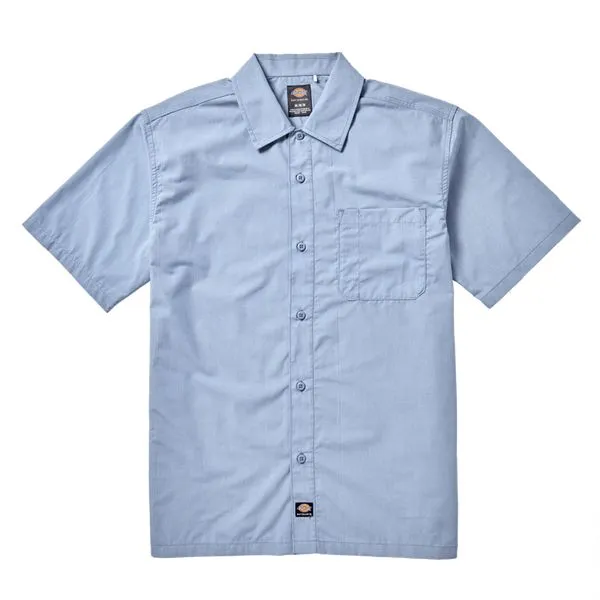 Dickies Skateboarding Waynesboro Shirt Coronet Blue Chambray