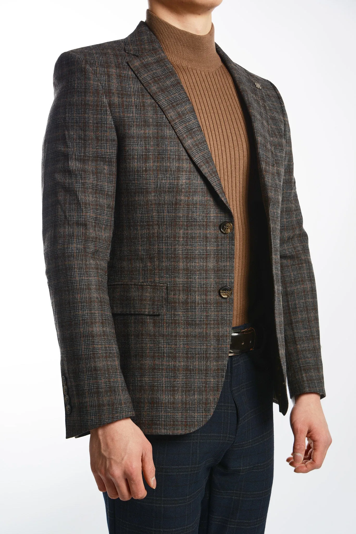 DT Glen Plaid Euro Sport Coat