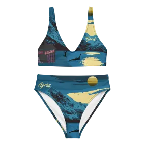 Fjord Après Recycled high-waisted bikini