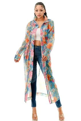 Floral Garden Curvy Duster