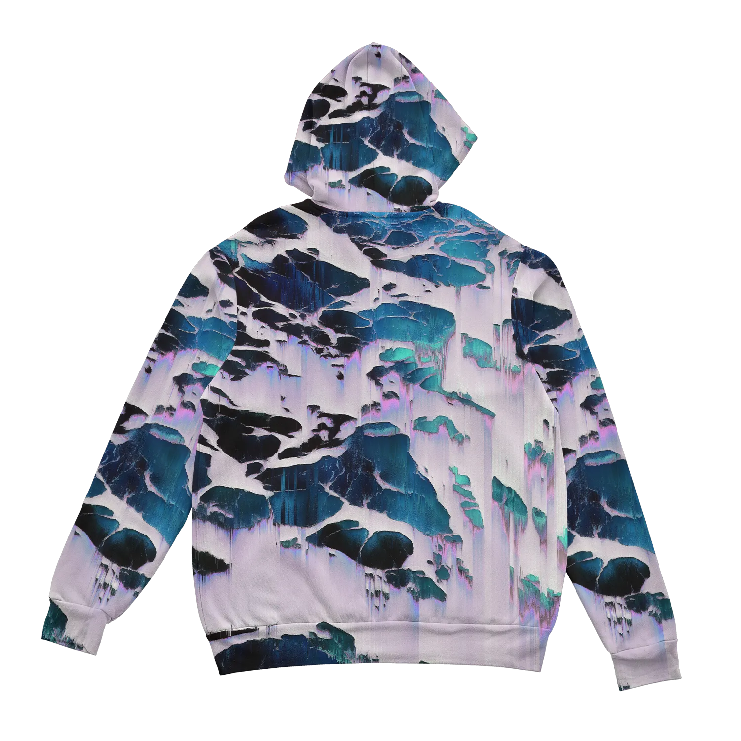 Fractal Land Zip Up Hoodie