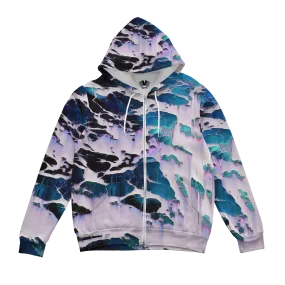 Fractal Land Zip Up Hoodie