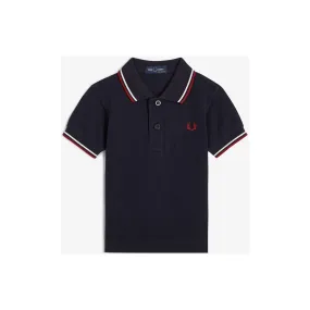 Fred Perry - SY1225 Kids “My First Fred Perry” Navy Twin Tipped - Polo Shirt