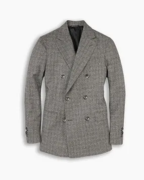 Grey Hatch Double Breast Blazer