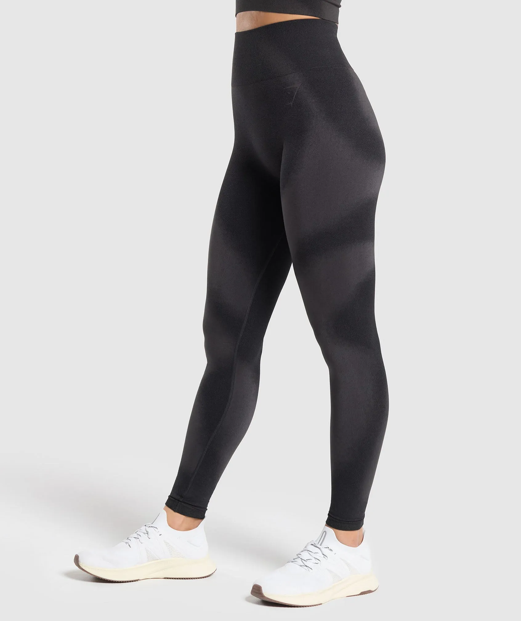 Black/Asphalt Grey Gymshark Blur Seamless High-Performance Leggings