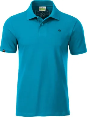 JAN 8010 ― Herren Bio-Baumwolle Polo Shirt - Türkis Blau