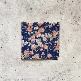 Jasper Cotton Floral Pocket Square