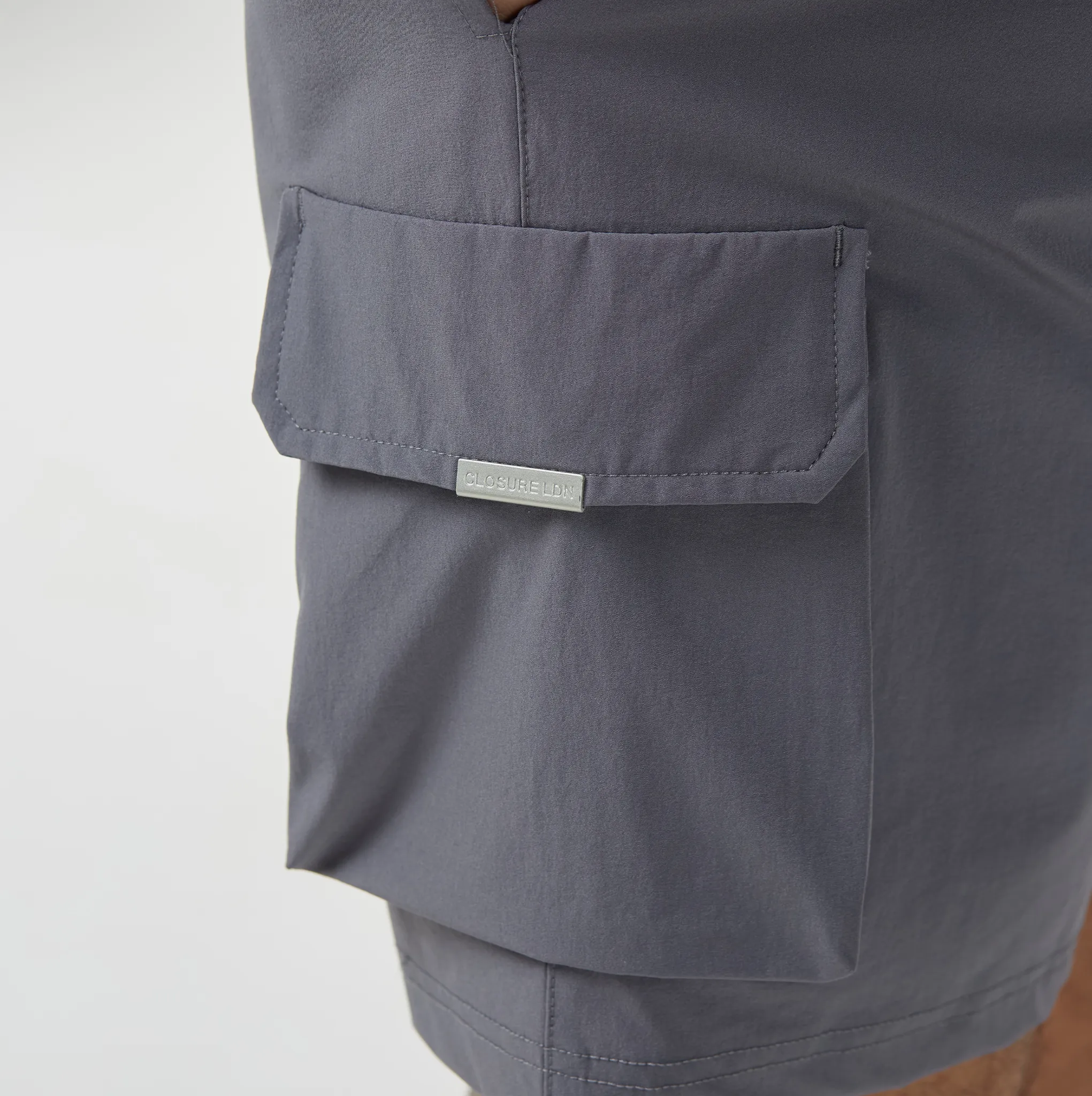 Premium Tech Cargo Short | Charcoal