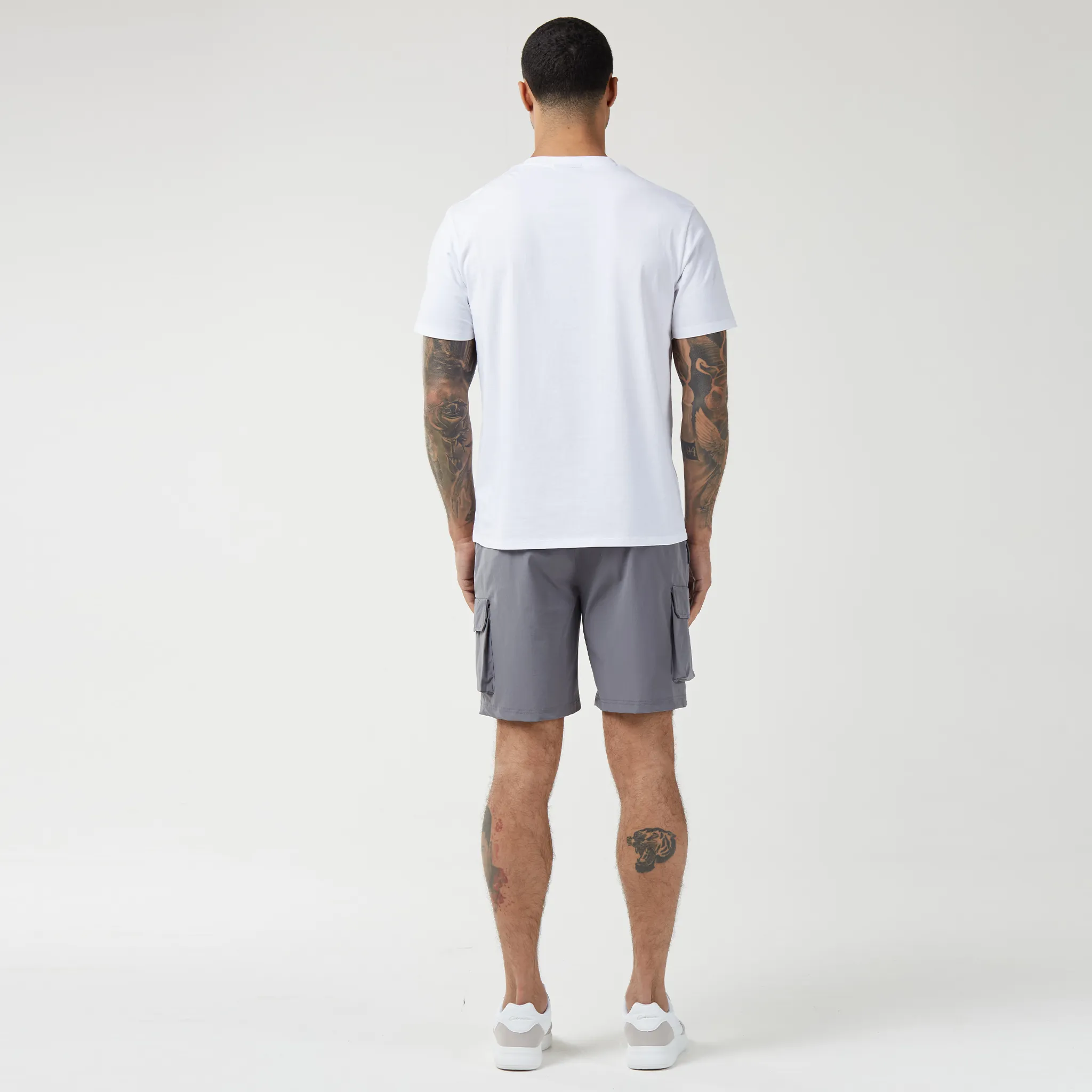 Premium Tech Cargo Short | Charcoal