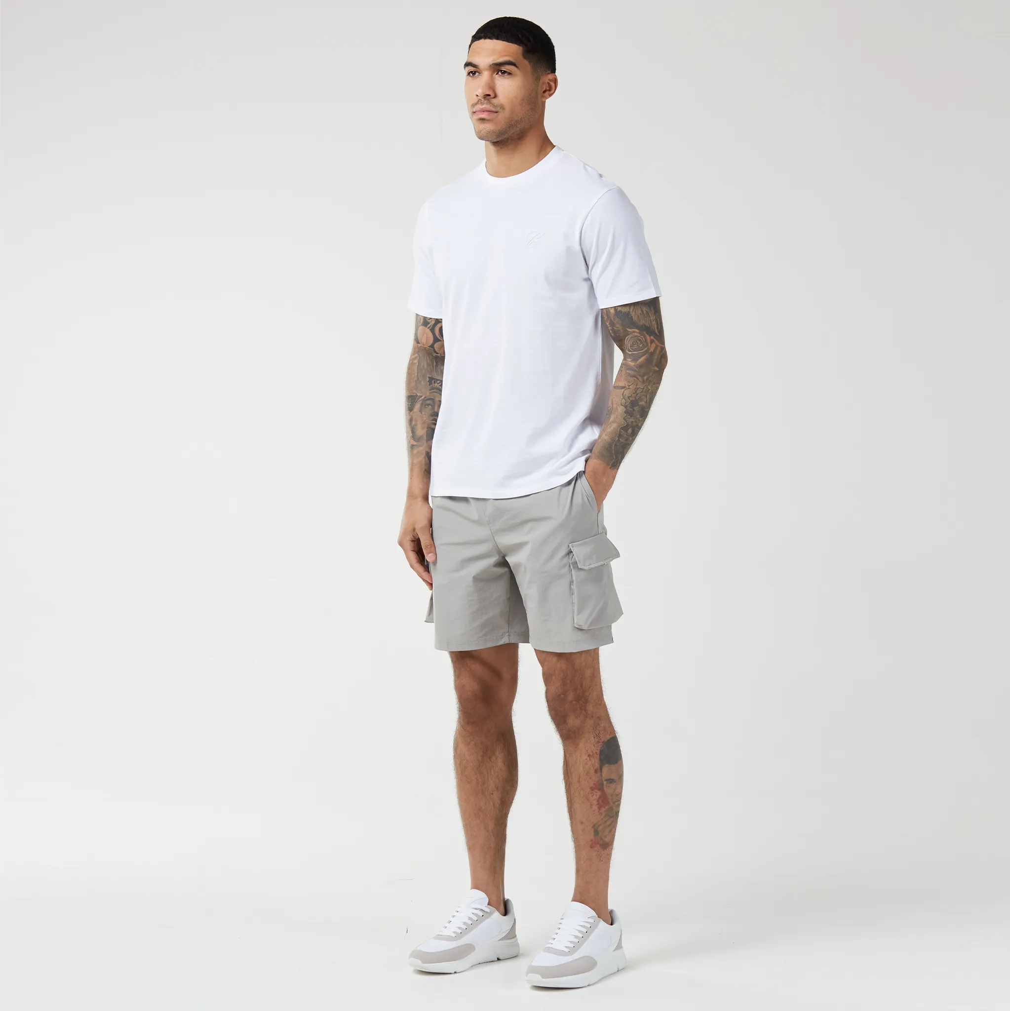 Premium Tech Cargo Short | Stone