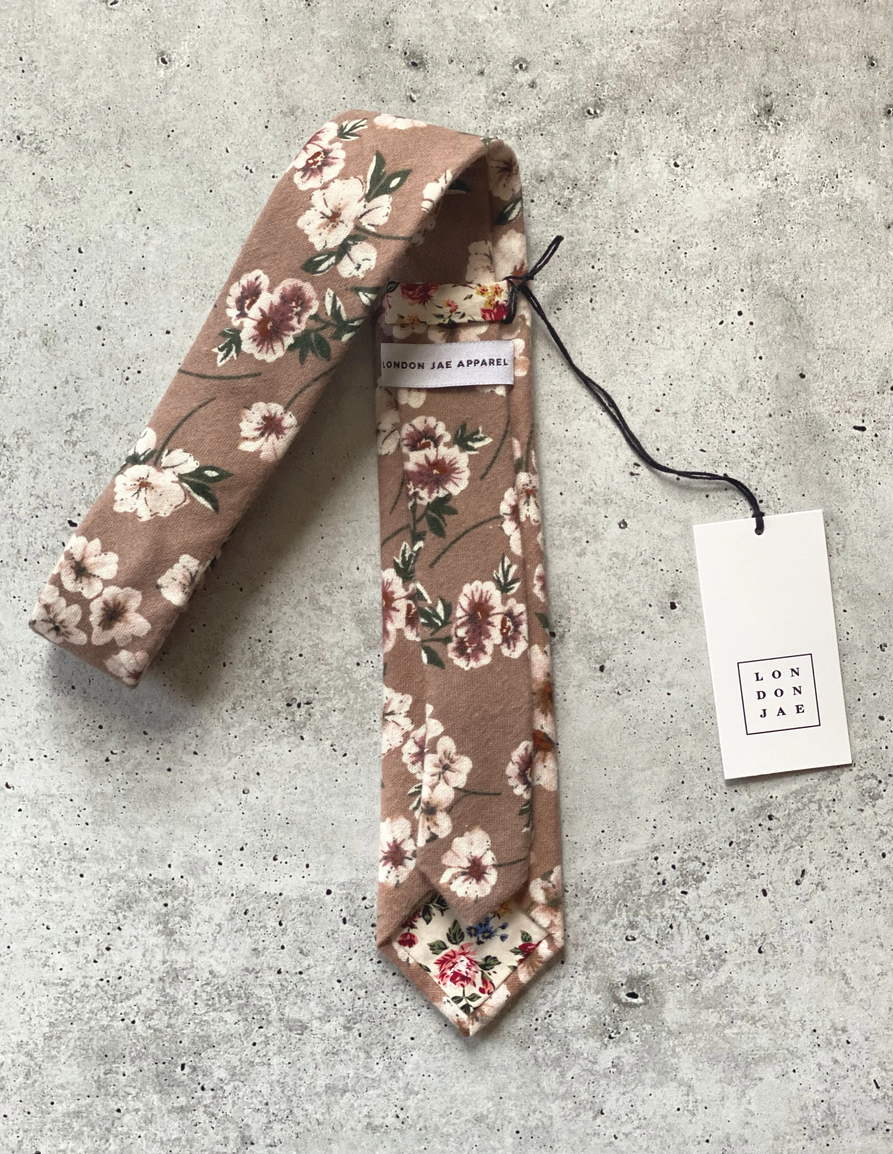 Silas Cotton Floral Neck Tie