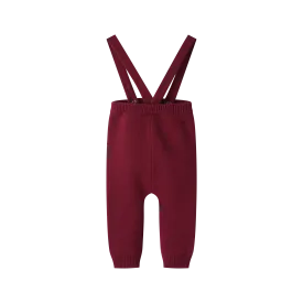 SUSPENDER LEGGING-BURGUNDY