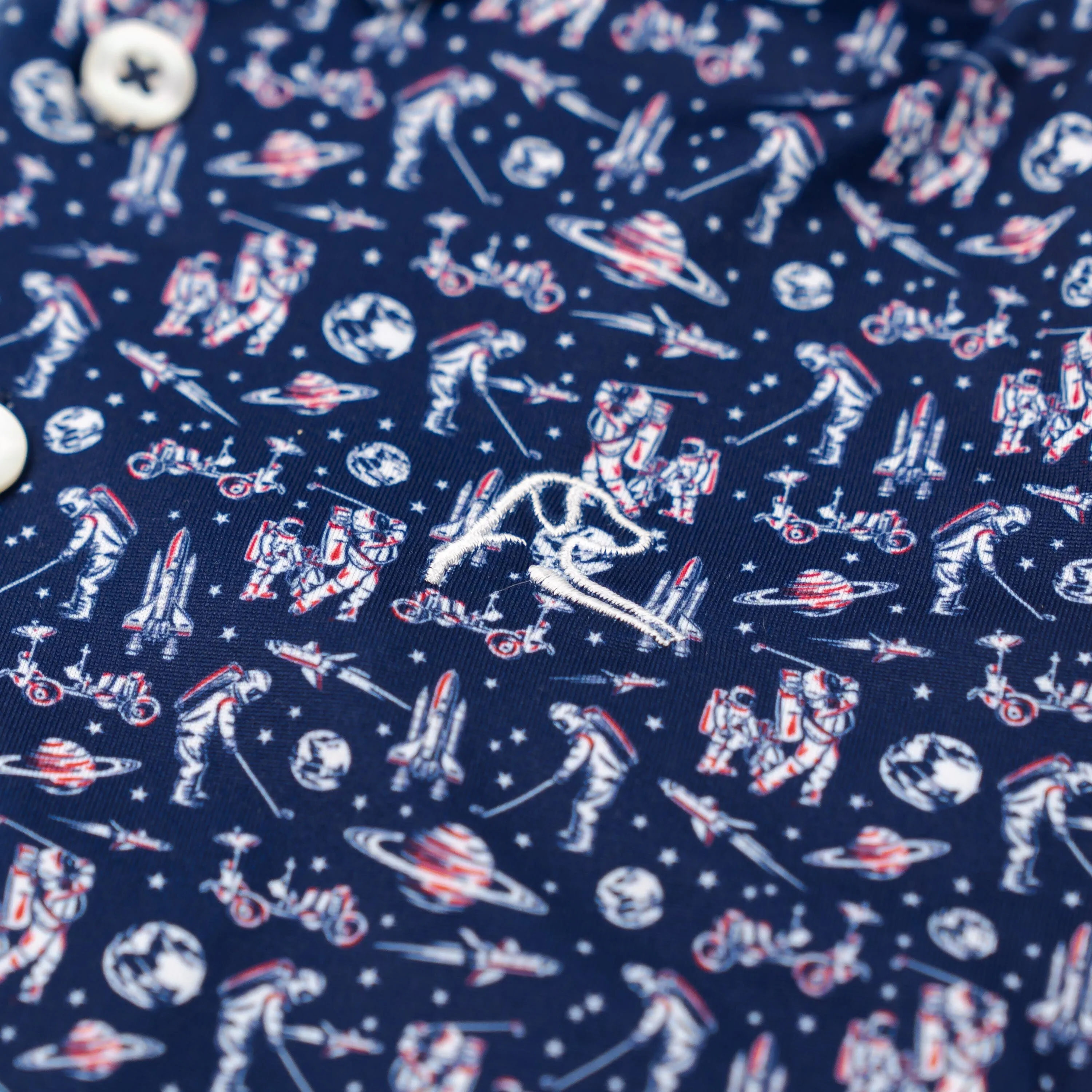 The Lil' Moon Bogey | Performance Polo | The Moon Bogey - Admiral Navy - USA