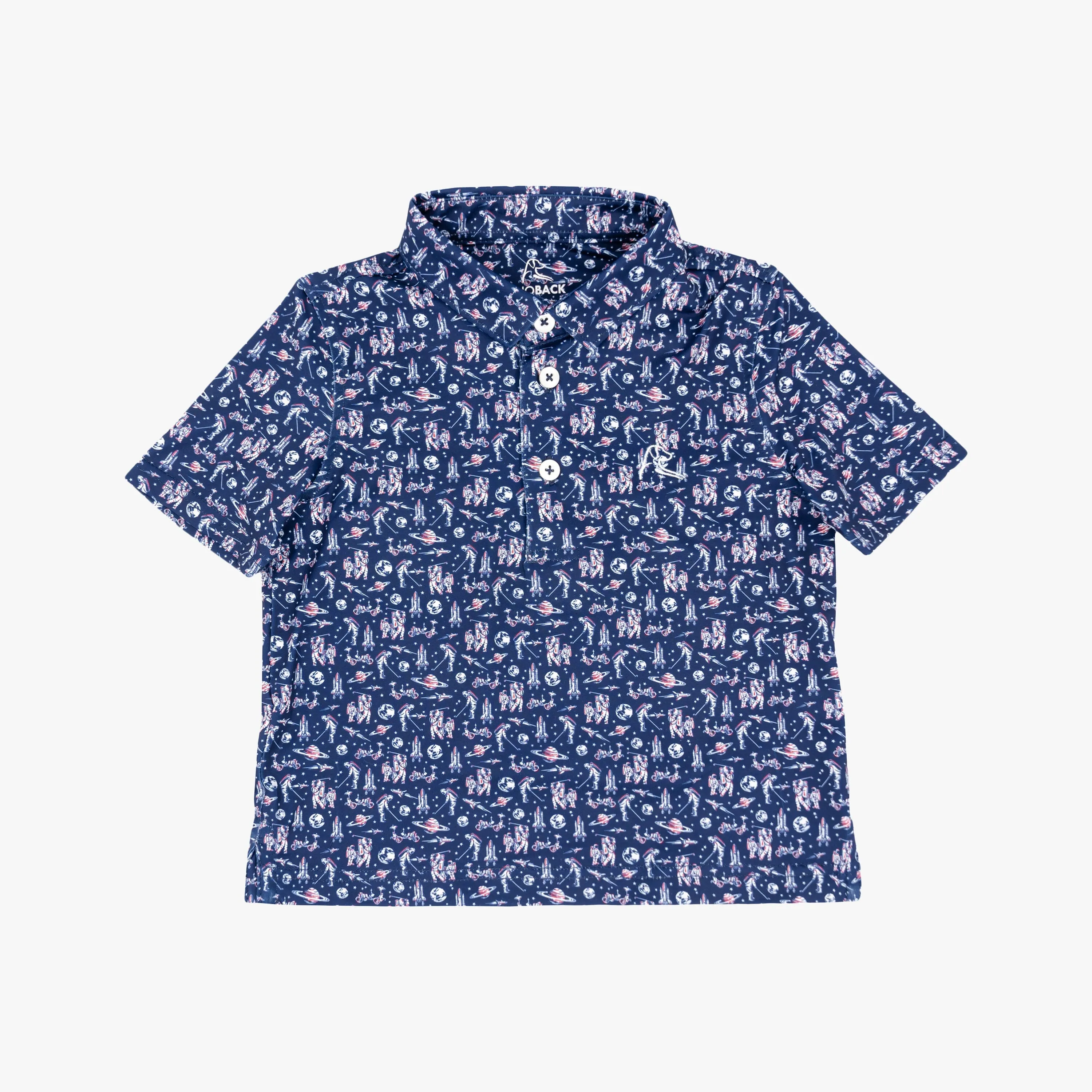 The Lil' Moon Bogey | Performance Polo | The Moon Bogey - Admiral Navy - USA