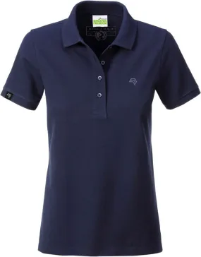 ― % ― JAN 8009/ ― Damen Bio-Baumwolle Polo Shirt - Navy Blau [L / 2XL]